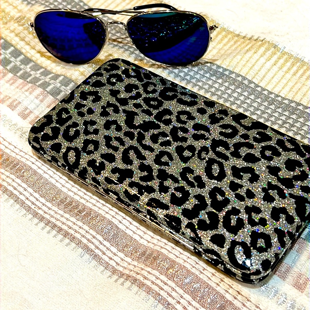 Leopard print wallet